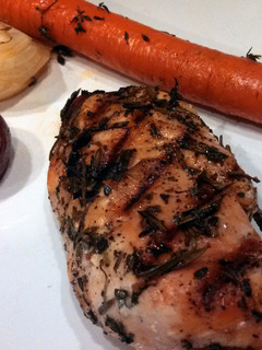 A picture of Herb Grilled Chicken Dinner.