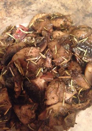 A picture of Sauted Mushroom & Caramelized Shallots.