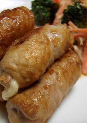 A picture of My Daughter Loves These! Pork and Cheese Rolls.