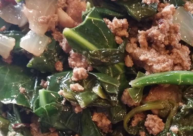 Recipe of Quick Greens and beef