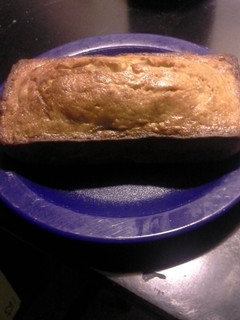 A picture of Nana's Banana Nut Bread.