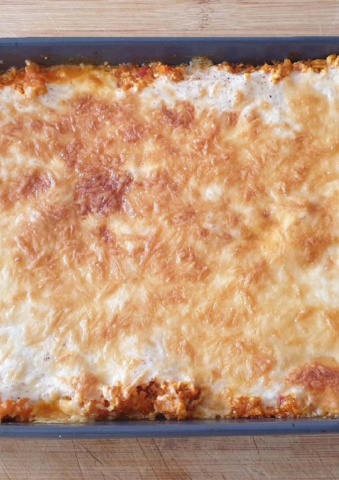 Una foto de Lasaña de pollo