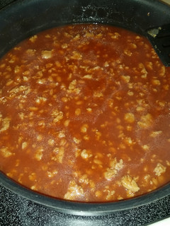 A picture of Quick Hamburger casserole.