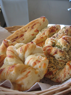 A picture of Easy Cheese and Black Pepper Folded Bread.