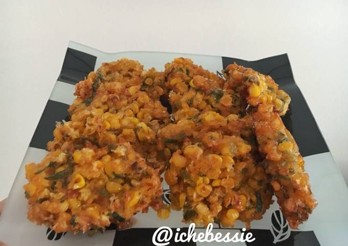 Resep Bakwan jagung gluten free oleh iche bessie - Cookpad