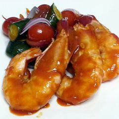 A picture of Sweet And Sour Prawn.
