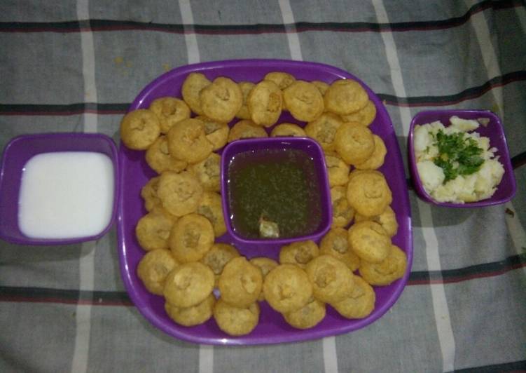Simple Way to Prepare Perfect Pani puri and Dahi puri