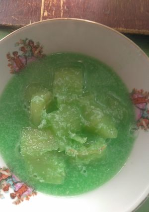 Foto resep Kolak singkong pandan