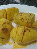 Papas acordeón sabrosas