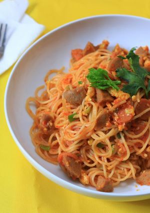 Foto resep 21. Spaghetti goreng pedas