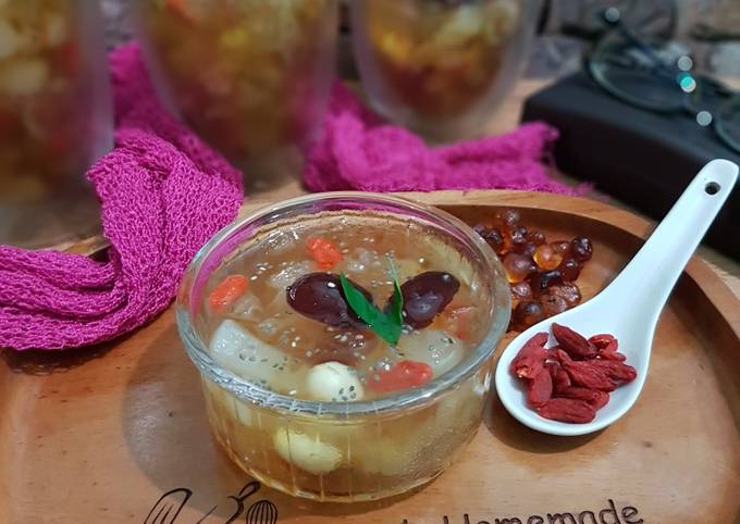 Resep 108 Peach Gum Dessert Oleh Aning Miza Cookpad 5504