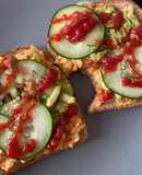 🥯 sweet potato egg toast !