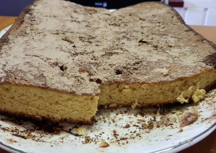 Bizcocho casero sin yogurt Thermomix