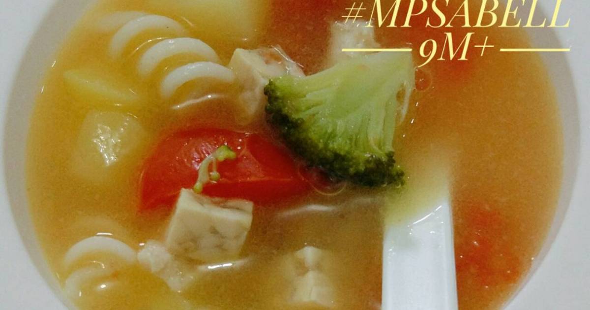 Resep Sop Ayam Fusilli MPASI 9 bulan oleh Kartika Wulan Sari Cookpad