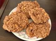 Una foto de galletas sin harina ni azucar