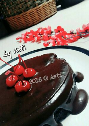 Foto resep Chocolate cake (no mixer,no oven) Lembuuuttt