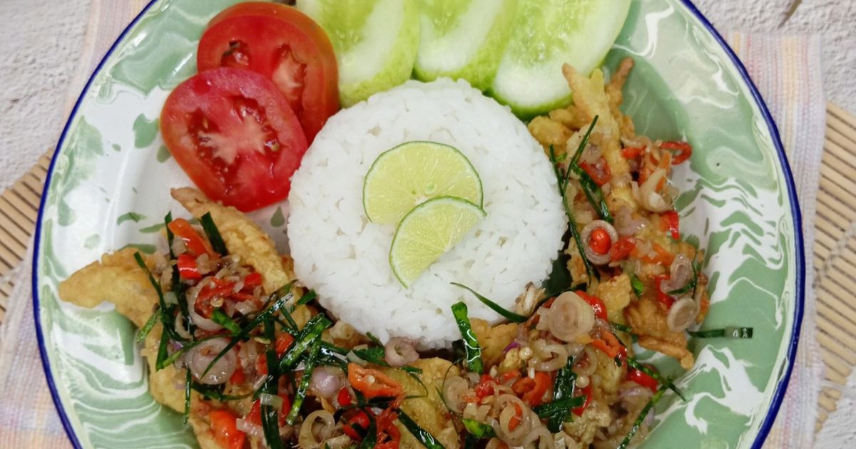 Jamur Tiram Crispy Sambal Matah