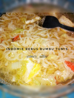 Foto resep Indomie rebus bumbu tumis