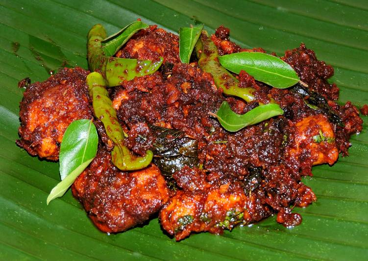 Simple Way to Make Any-night-of-the-week Kerala Style Chicken Roast