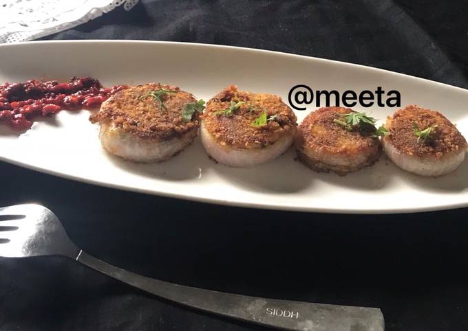 Simple Way to Prepare Favorite Onion Ring Tikki