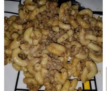Unique Cuisine Cheeseburger Macaroni Skillet Home Style