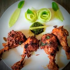 A picture of Spicy Chicken Drumsticks without Oil.