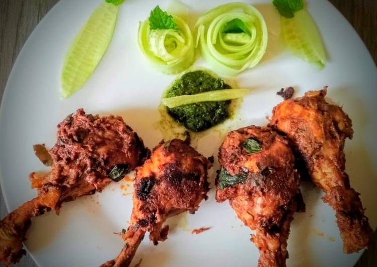 Steps to Make Tastefully Spicy Chicken Drumsticks without Oil