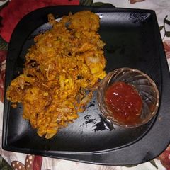 A picture of Kathal ki bhajiya.