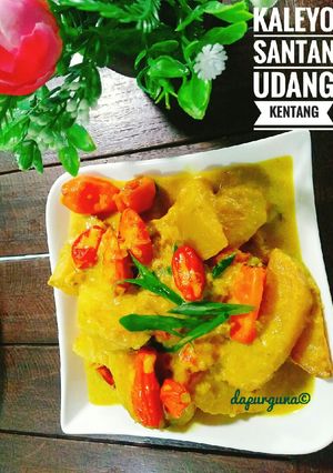 Foto resep Kaleyo Santan Udang Kentang