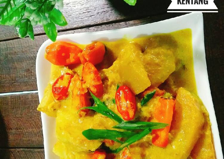 Langkah Mudah untuk Membuat Kaleyo Santan Udang Kentang, Sempurna