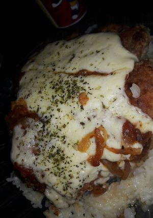 Una foto de Pollo a la pizza
