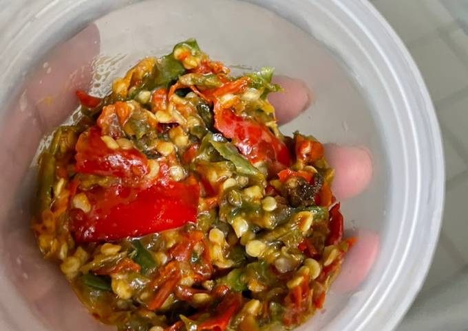 Sambal belacan terangkat