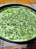 Crema de espinaca a la nata Rumania