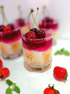 عکسی از دستور 🌸دسر موز و نارگیل با ژله🌸