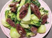 A picture of chinese steamed vegetables