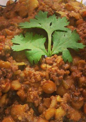 Foto de Guisado de Lentilha com carne moída