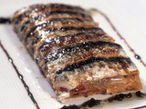Coca de escalibada con boquerones