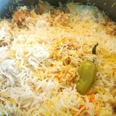 A picture of Homemade Chicken Biryani 😍.