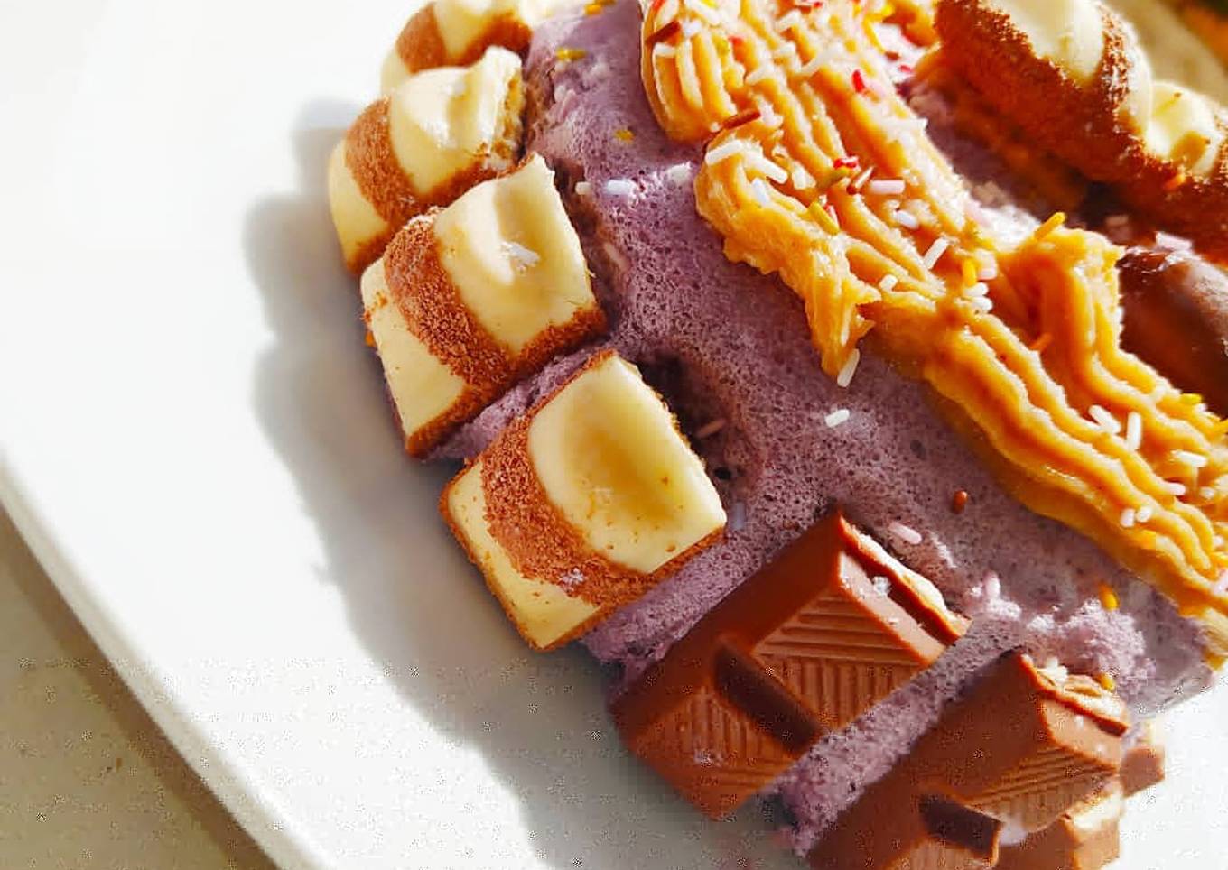 Tarta de chocolate, Kinder y crema de avellanas