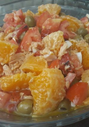 Una foto de Fresca ensalada para estos días de verano