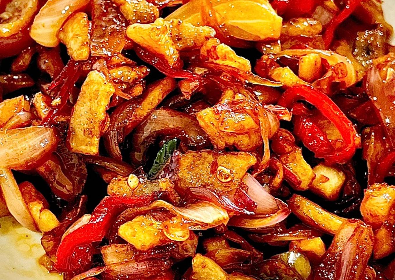 Ampas Lemak Babi Goreng (Yupo) Kecap