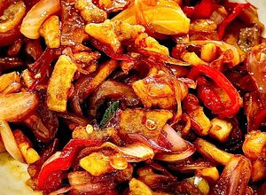 Foto resep Ampas Lemak Babi Goreng (Yupo) Kecap
