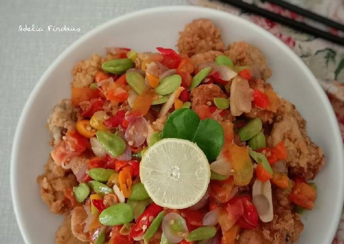 Langkah Mudah untuk Membuat Chicken Pok Pok Sambal Dabu Anti Gagal
