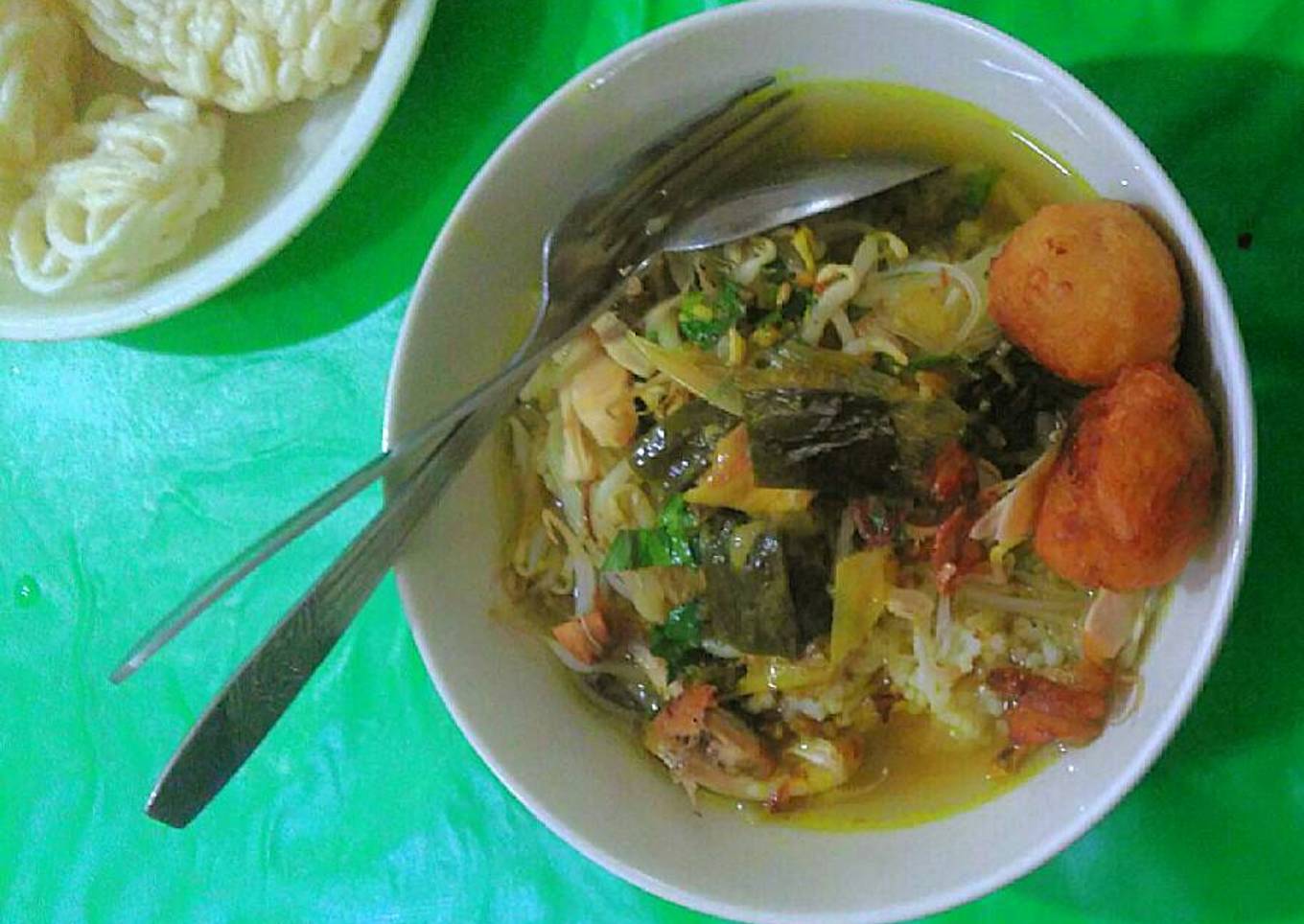 Soto ayam lenthok ala mamapila π