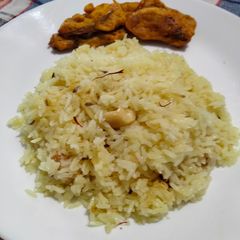 A picture of Fennel chonk kae chawal.