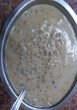 A picture of Jaggery Sabudana.