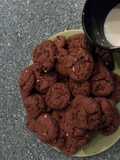 Vegan Peanut Butter & Chocolate Chocolate Chip Cookies ^_^