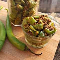 हरी मिर्च का अचार (Hari Mirch ka achar recipe in hindi)-レシピのメイン写真