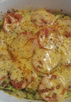 A picture of Simple Pesto Brunch Bake.