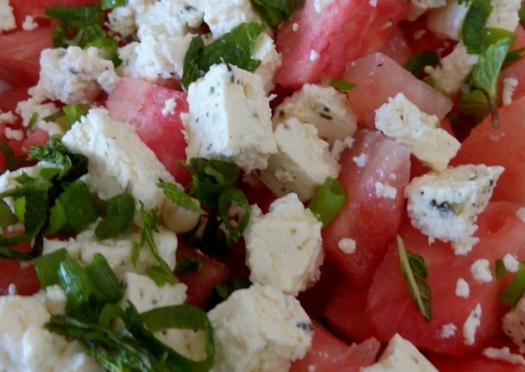 How to Make Super Quick Homemade Summer Watermelon Salad